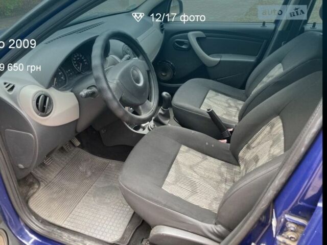 Синий Дачия Сандеро, объемом двигателя 1.2 л и пробегом 210 тыс. км за 4500 $, фото 11 на Automoto.ua