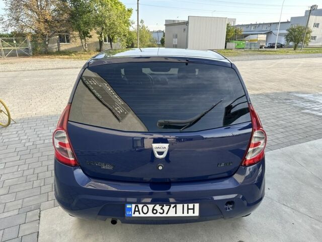 Синій Дачія Sandero, об'ємом двигуна 1.2 л та пробігом 215 тис. км за 3999 $, фото 8 на Automoto.ua