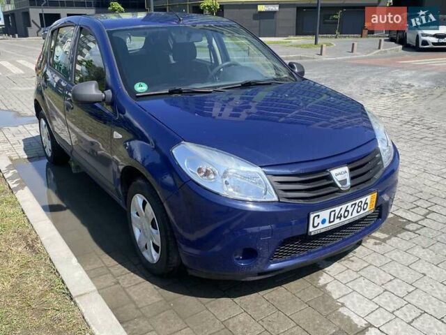 Синий Дачия Сандеро, объемом двигателя 1.4 л и пробегом 167 тыс. км за 4250 $, фото 1 на Automoto.ua
