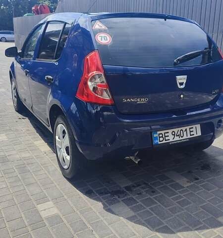 Синий Дачия Сандеро, объемом двигателя 1.4 л и пробегом 160 тыс. км за 4000 $, фото 4 на Automoto.ua