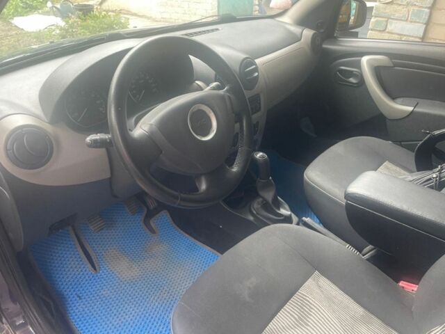 Синий Дачия Сандеро, объемом двигателя 1.1 л и пробегом 209 тыс. км за 3700 $, фото 5 на Automoto.ua