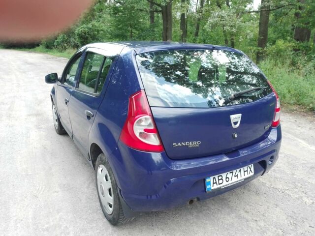Синий Дачия Сандеро, объемом двигателя 1.4 л и пробегом 176 тыс. км за 4500 $, фото 5 на Automoto.ua