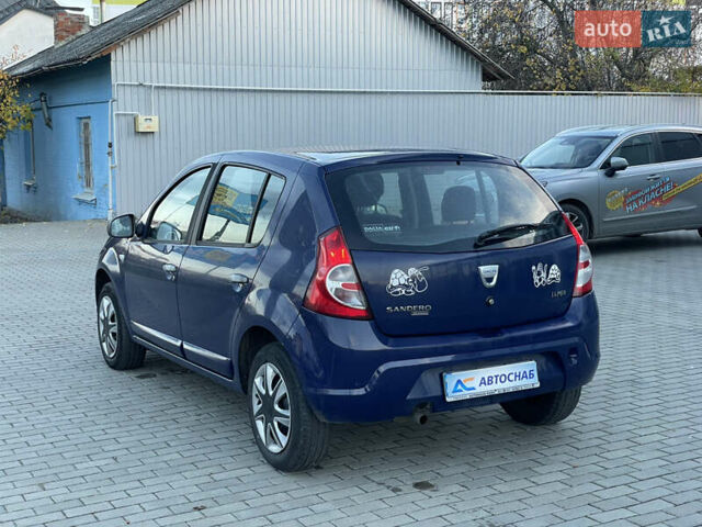 Синий Дачия Сандеро, объемом двигателя 1.4 л и пробегом 246 тыс. км за 4600 $, фото 6 на Automoto.ua