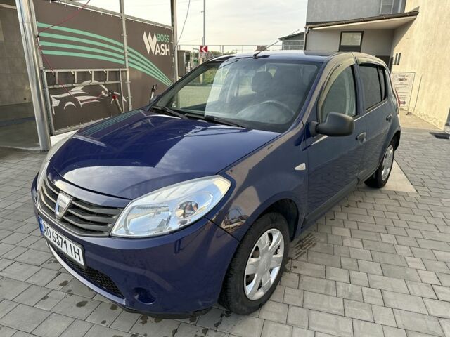 Синій Дачія Sandero, об'ємом двигуна 1.2 л та пробігом 215 тис. км за 3999 $, фото 5 на Automoto.ua