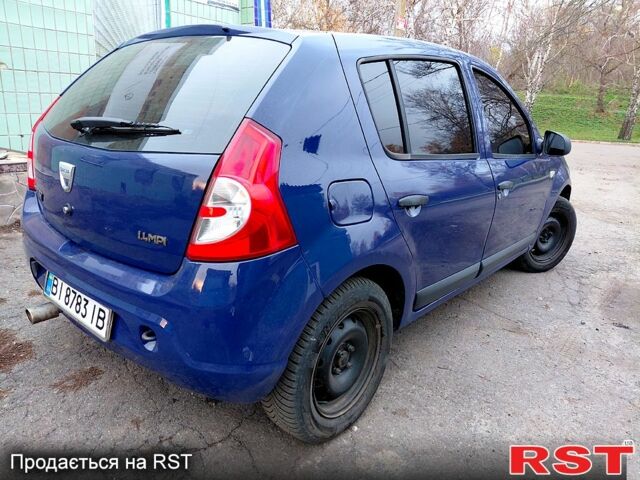 Синій Дачія Sandero, об'ємом двигуна 1.4 л та пробігом 185 тис. км за 4500 $, фото 4 на Automoto.ua