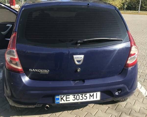Дачія Sandero 2009 у Дніпро (Дніпропетровську) на Automoto.ua Синій Дачія Sandero, об'ємом двигуна 1.2 л та пробігом 380 тис. км за 4000 $, фото 1 на Automoto.ua