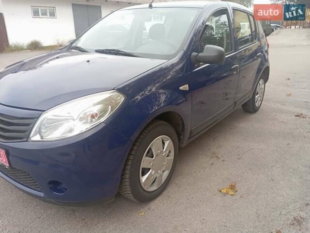 Синий Дачия Сандеро, объемом двигателя 1.2 л и пробегом 157 тыс. км за 4500 $, фото 1 на Automoto.ua