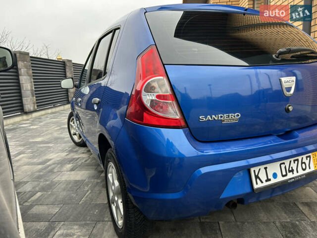 Синий Дачия Сандеро, объемом двигателя 1.6 л и пробегом 117 тыс. км за 4600 $, фото 11 на Automoto.ua