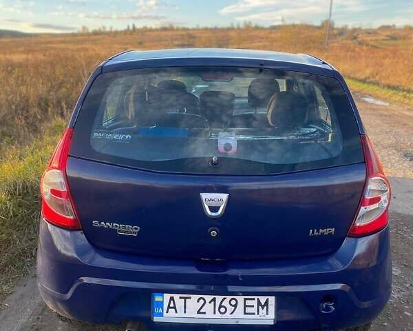 Дачия Сандеро 2009 в Ивано-Франковске на Automoto.ua Синий Дачия Сандеро, объемом двигателя 1.4 л и пробегом 356 тыс. км за 4100 $, фото 2 на Automoto.ua