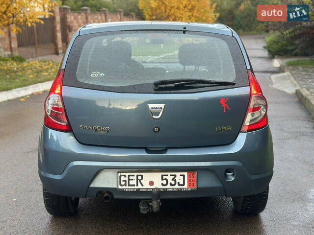 Синій Дачія Sandero, об'ємом двигуна 1.4 л та пробігом 179 тис. км за 4599 $, фото 5 на Automoto.ua