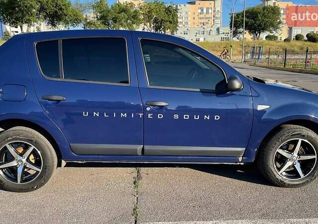 Синій Дачія Sandero, об'ємом двигуна 1.2 л та пробігом 146 тис. км за 4500 $, фото 3 на Automoto.ua