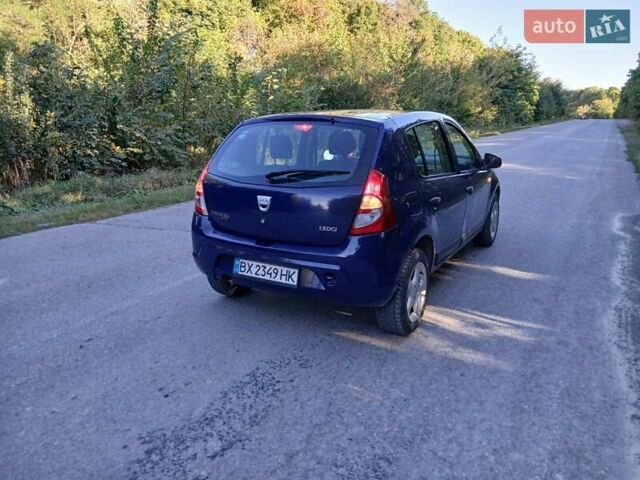 Синий Дачия Сандеро, объемом двигателя 1.5 л и пробегом 235 тыс. км за 3650 $, фото 9 на Automoto.ua