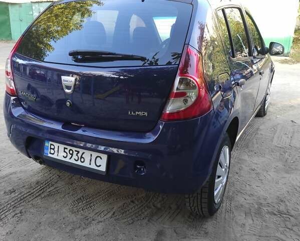 Синий Дачия Сандеро, объемом двигателя 1.4 л и пробегом 135 тыс. км за 4250 $, фото 4 на Automoto.ua