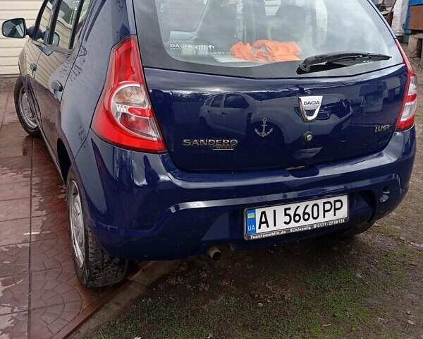 Синий Дачия Сандеро, объемом двигателя 1.39 л и пробегом 160 тыс. км за 4550 $, фото 1 на Automoto.ua