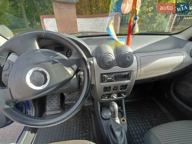 Синий Дачия Сандеро, объемом двигателя 1.4 л и пробегом 215 тыс. км за 4600 $, фото 17 на Automoto.ua