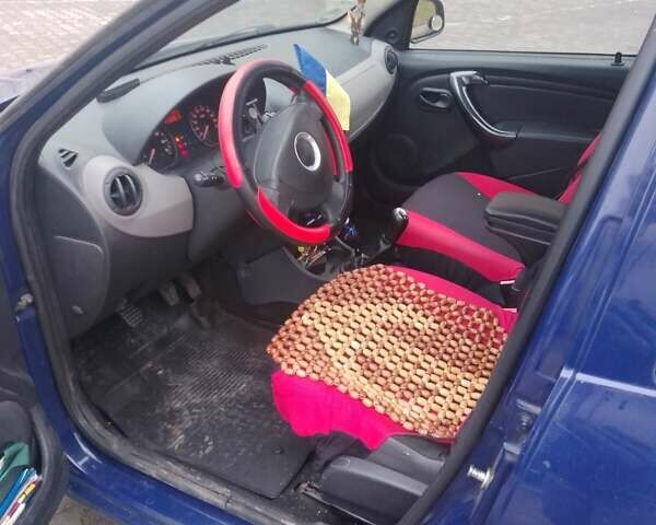 Синий Дачия Сандеро, объемом двигателя 1.15 л и пробегом 154 тыс. км за 3550 $, фото 12 на Automoto.ua