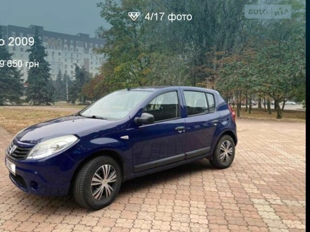 Синий Дачия Сандеро, объемом двигателя 1.2 л и пробегом 210 тыс. км за 4500 $, фото 7 на Automoto.ua