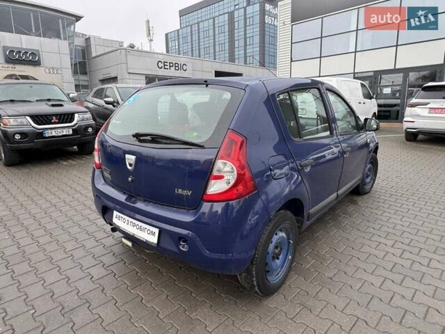 Синій Дачія Sandero, об'ємом двигуна 1.15 л та пробігом 155 тис. км за 3299 $, фото 4 на Automoto.ua