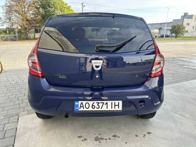 Синій Дачія Sandero, об'ємом двигуна 1.2 л та пробігом 215 тис. км за 3999 $, фото 17 на Automoto.ua