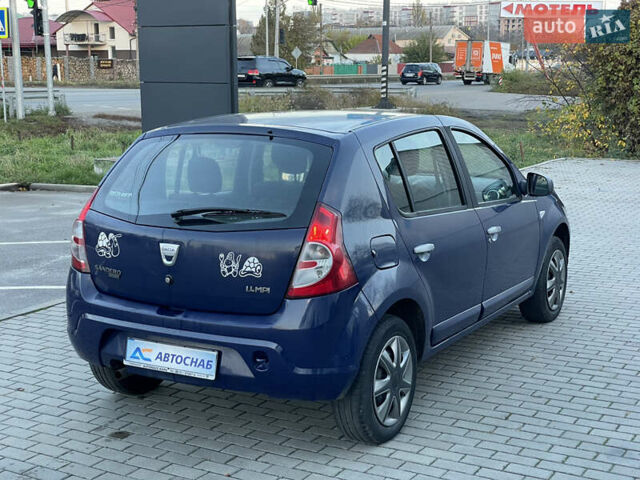 Синий Дачия Сандеро, объемом двигателя 1.4 л и пробегом 246 тыс. км за 4600 $, фото 4 на Automoto.ua
