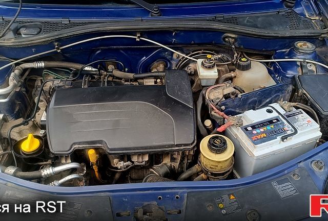 Синий Дачия Сандеро, объемом двигателя 1.1 л и пробегом 252 тыс. км за 3650 $, фото 5 на Automoto.ua