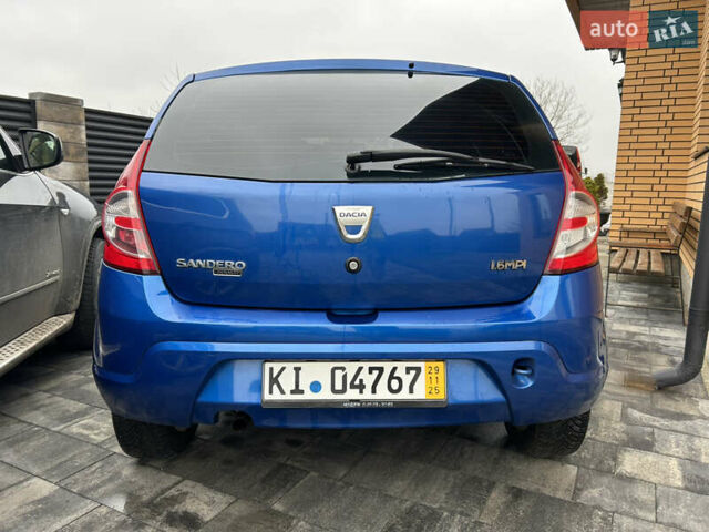 Синий Дачия Сандеро, объемом двигателя 1.6 л и пробегом 117 тыс. км за 4600 $, фото 10 на Automoto.ua