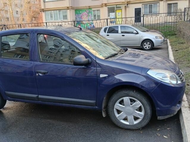 Синий Дачия Сандеро, объемом двигателя 1.4 л и пробегом 155 тыс. км за 4000 $, фото 1 на Automoto.ua