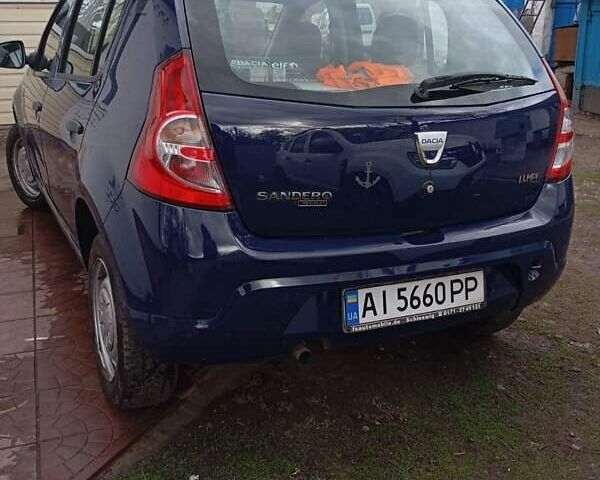 Синий Дачия Сандеро, объемом двигателя 1.39 л и пробегом 160 тыс. км за 4550 $, фото 2 на Automoto.ua