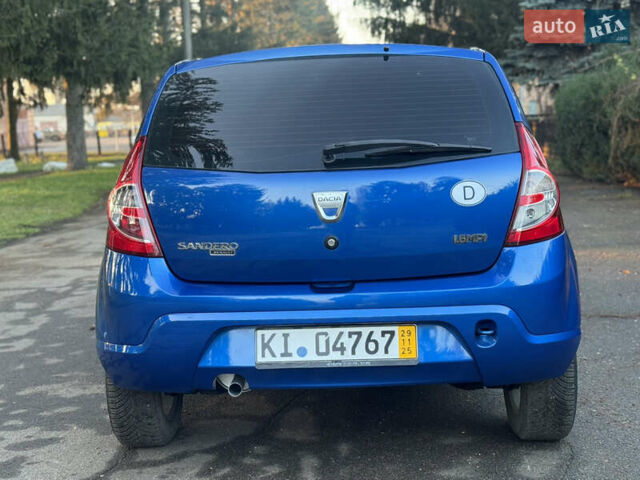 Синий Дачия Сандеро, объемом двигателя 1.6 л и пробегом 118 тыс. км за 5450 $, фото 5 на Automoto.ua