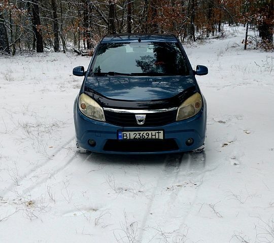 Синій Дачія Sandero, об'ємом двигуна 1.6 л та пробігом 220 тис. км за 3350 $, фото 13 на Automoto.ua