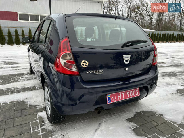 Синий Дачия Сандеро, объемом двигателя 1.4 л и пробегом 213 тыс. км за 4850 $, фото 15 на Automoto.ua