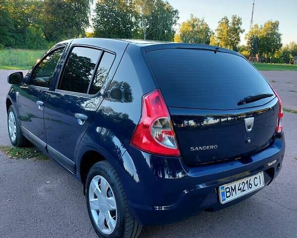 Дачия Сандеро 2011 в Тростянец на Automoto.ua Синий Дачия Сандеро, объемом двигателя 1.2 л и пробегом 189 тыс. км за 4600 $, фото 5 на Automoto.ua