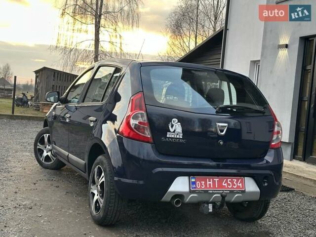 Синий Дачия Сандеро, объемом двигателя 1.2 л и пробегом 135 тыс. км за 4600 $, фото 13 на Automoto.ua