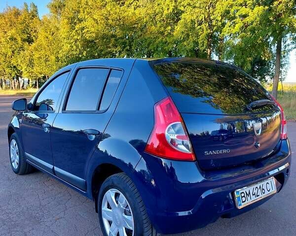 Дачия Сандеро 2011 в Тростянец на Automoto.ua Синий Дачия Сандеро, объемом двигателя 1.2 л и пробегом 189 тыс. км за 4600 $, фото 2 на Automoto.ua