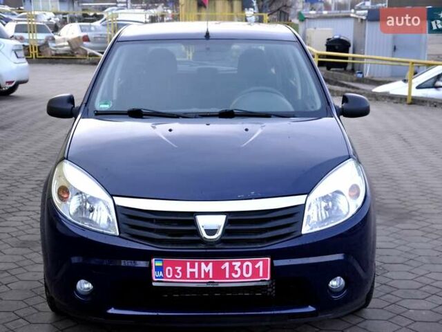 Синий Дачия Сандеро, объемом двигателя 1.2 л и пробегом 123 тыс. км за 4900 $, фото 3 на Automoto.ua