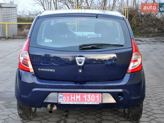 Синий Дачия Сандеро, объемом двигателя 1.2 л и пробегом 123 тыс. км за 4900 $, фото 9 на Automoto.ua