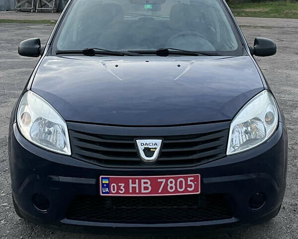 Синий Дачия Сандеро, объемом двигателя 1.2 л и пробегом 171 тыс. км за 4500 $, фото 2 на Automoto.ua