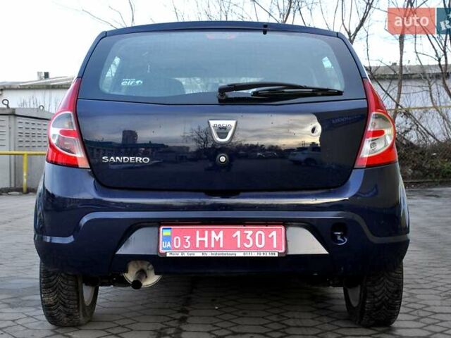 Синий Дачия Сандеро, объемом двигателя 1.2 л и пробегом 123 тыс. км за 4900 $, фото 10 на Automoto.ua