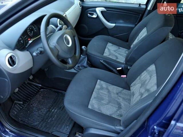 Синий Дачия Сандеро, объемом двигателя 1.2 л и пробегом 123 тыс. км за 4900 $, фото 14 на Automoto.ua