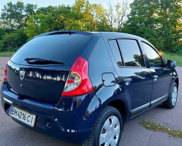Дачия Сандеро 2011 в Тростянец на Automoto.ua Синий Дачия Сандеро, объемом двигателя 1.2 л и пробегом 189 тыс. км за 4600 $, фото 3 на Automoto.ua