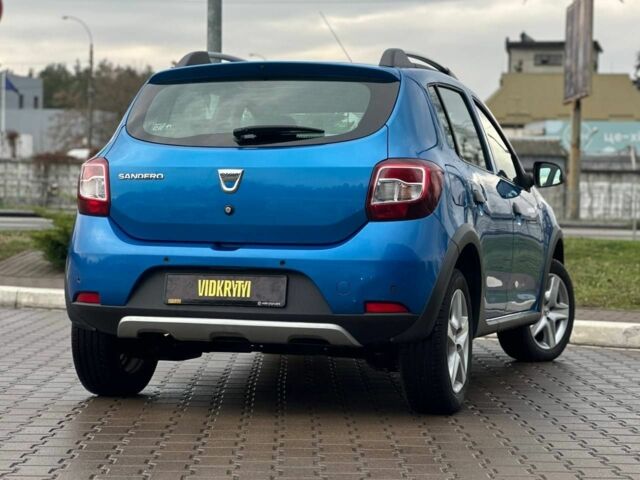 Синий Дачия Сандеро, объемом двигателя 1.5 л и пробегом 219 тыс. км за 7950 $, фото 7 на Automoto.ua