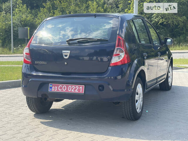 Синій Дачія Sandero, об'ємом двигуна 1.2 л та пробігом 157 тис. км за 4700 $, фото 8 на Automoto.ua