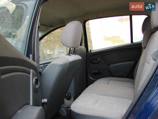 Синий Дачия Сандеро, объемом двигателя 1.15 л и пробегом 154 тыс. км за 4500 $, фото 13 на Automoto.ua