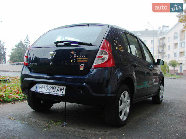 Синий Дачия Сандеро, объемом двигателя 1.15 л и пробегом 154 тыс. км за 4500 $, фото 6 на Automoto.ua