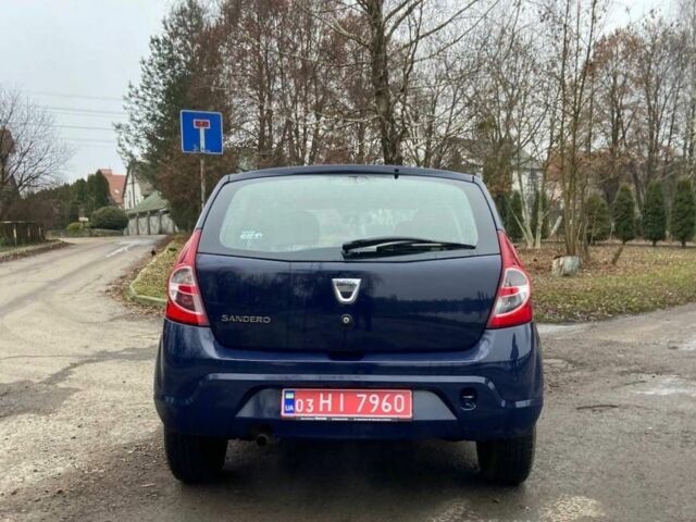 Синий Дачия Сандеро, объемом двигателя 1.2 л и пробегом 127 тыс. км за 4699 $, фото 5 на Automoto.ua