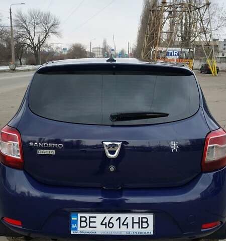 Синий Дачия Сандеро, объемом двигателя 1.15 л и пробегом 166 тыс. км за 5000 $, фото 2 на Automoto.ua