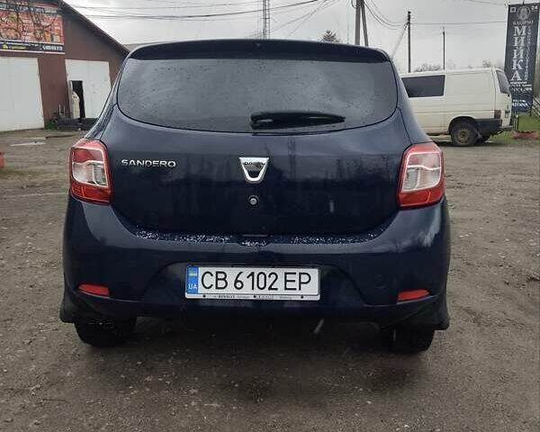 Синий Дачия Сандеро, объемом двигателя 1.2 л и пробегом 186 тыс. км за 4850 $, фото 3 на Automoto.ua