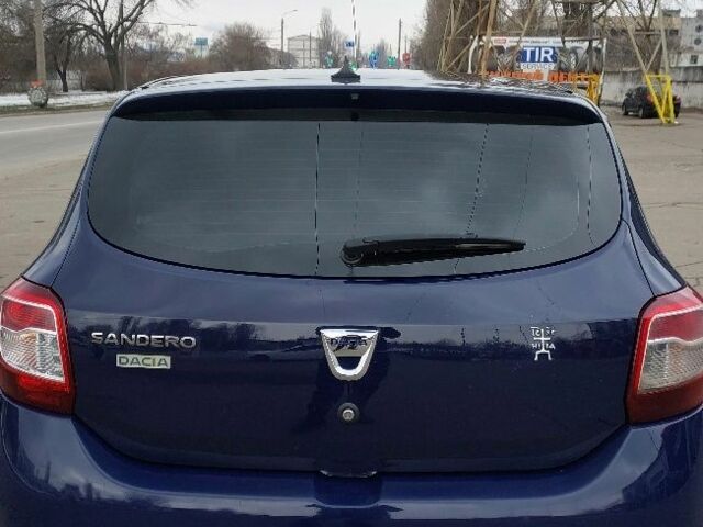 Синий Дачия Сандеро, объемом двигателя 1.1 л и пробегом 166 тыс. км за 4600 $, фото 2 на Automoto.ua