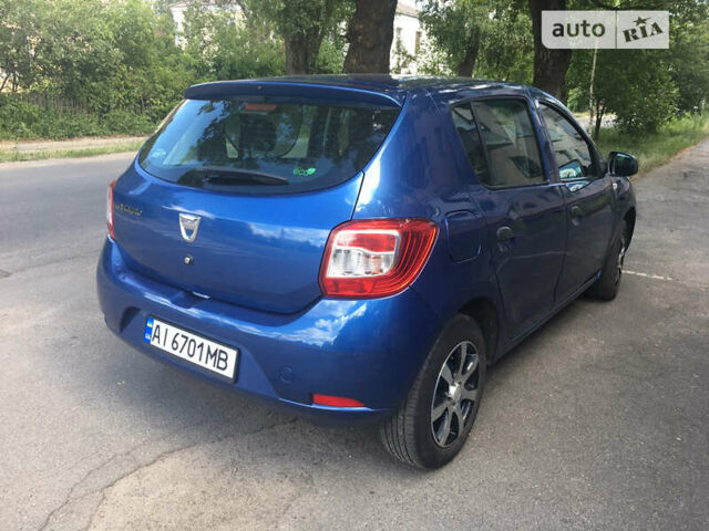 Синий Дачия Сандеро, объемом двигателя 0.9 л и пробегом 193 тыс. км за 5600 $, фото 3 на Automoto.ua
