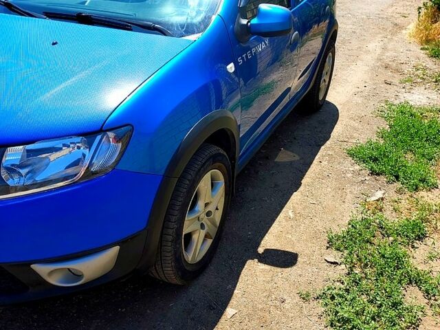 Синий Дачия Сандеро, объемом двигателя 1.5 л и пробегом 234 тыс. км за 6999 $, фото 2 на Automoto.ua